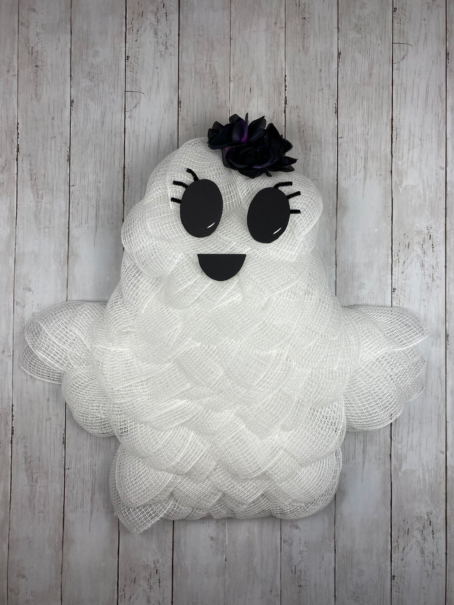 Ghost wreath, Halloween decor, cute spooky decorations