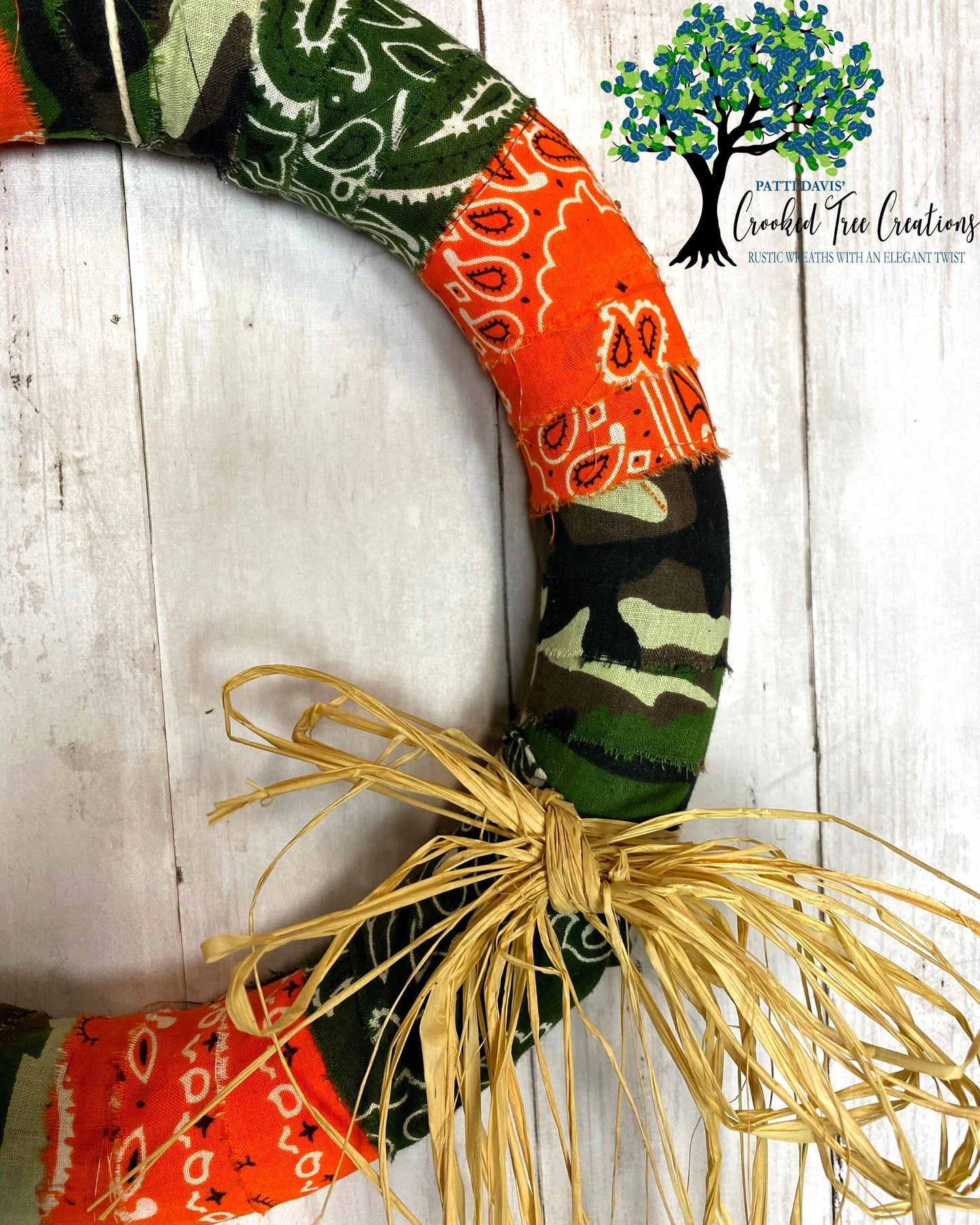 Children's Camo Fall / Autumn Wreath