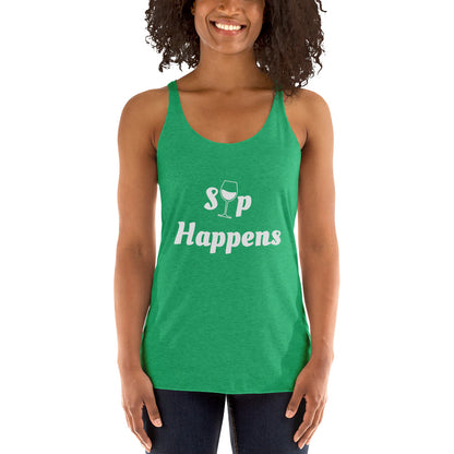 Sip Happens Women's Racerback Tank