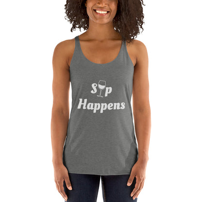 Sip Happens Women's Racerback Tank