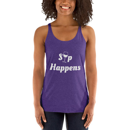 Sip Happens Women's Racerback Tank